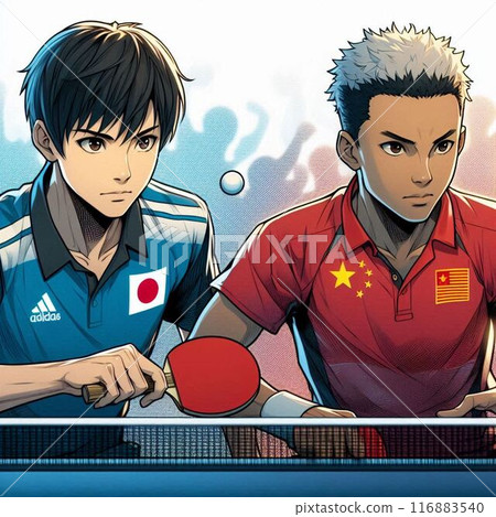 奧運乒乓球男單賽前圖片 奧運乒乓球男單賽前圖片 116883540