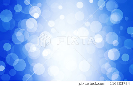 螢火蟲生成的閃閃發光的藍色散景的背景插圖 116883724