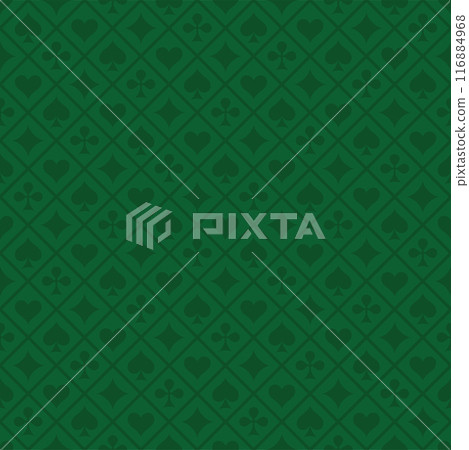 Poker green table background vector illustration with seamless pattern. Realistic playing field for game blackjack. Casino concept Poker green table background vector illustration with seamless pattern. Realistic playing field for game blackjack. Casino concept 116884968