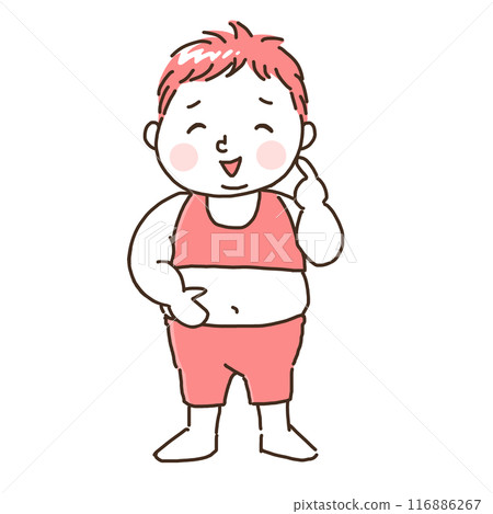 胖胖的人（簡單） 116886267