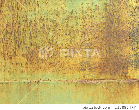 Background texture of scratched rusted steel 116886477