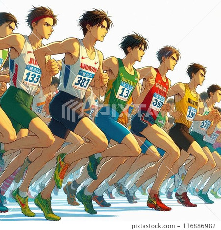 男子長跑同時開賽! 男子長跑同時開賽! 116886982