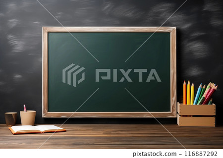 Empty chalkboard 116887292