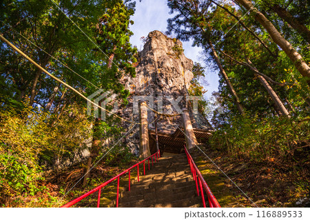 [群馬縣]妙義山、中岳神社、轟岩 116889533