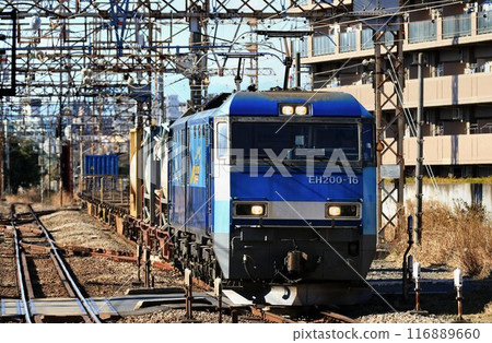 EH200電力機車牽引的貨櫃貨運列車 116889660