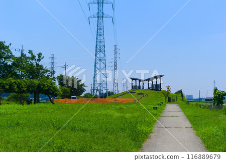 Around Sakagawa Waterfront Park, Matsudo City, Chiba Prefecture July 2024 Around Sakagawa Waterfront Park, Matsudo City, Chiba Prefecture July 2024 116889679
