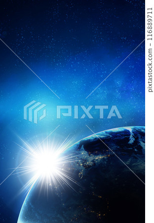 Earth seen from space 116889711