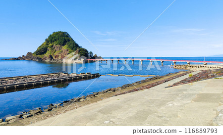 Yura Coast (Hakusan Bridge/Hakusan Island) Yura Coast (Hakusan Bridge/Hakusan Island) 116889793