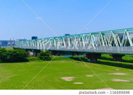 千葉縣松戶市江戶川立交橋 2024 年 7 月 千葉縣松戶市江戶川立交橋 2024 年 7 月 116889896