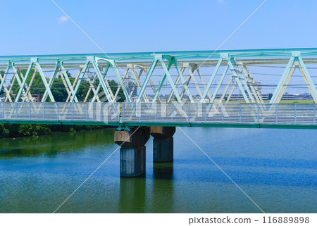 千葉縣松戶市江戶川立交橋 2024 年 7 月 千葉縣松戶市江戶川立交橋 2024 年 7 月 116889898