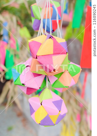 七夕節的楠玉裝飾品 116890245