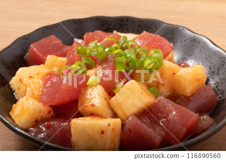 Tuna and Chinese yam kimchi 116890560