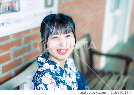 Kurashiki Ivy Yukata Beautiful Girl 116891184