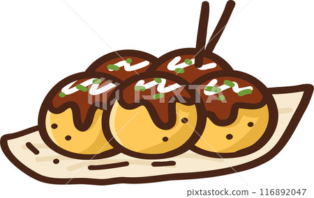 Takoyaki Japanese Cuisine 116892047