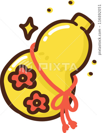 Japanese lucky gourd 116892051