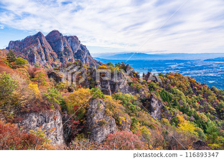 [Gunma Prefecture] Higurashi no Kei from Mt. Myogi, where the autumn leaves are beautiful 116893347