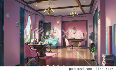 "Elegant Western-style living space" 116893746