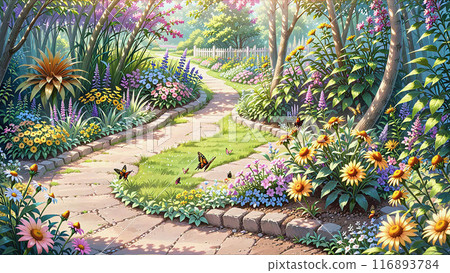 色彩在迷宮花園中翩翩起舞,為小朋友們帶來一場盛宴 色彩在迷宮花園中翩翩起舞,為小朋友們帶來一場盛宴 116893784