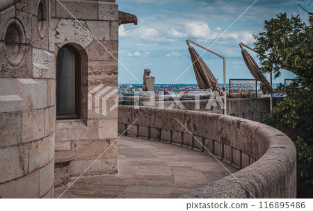 Fisherman's Bastion in Budapest city, Hungary 116895486