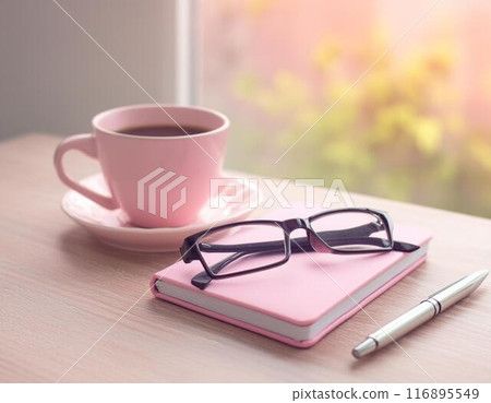 Planner time and coffee 116895549