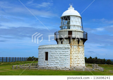 Rokkozaki Lighthouse on a clear day 116896241