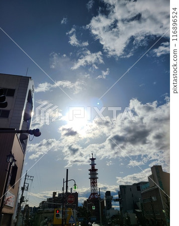 無線電塔和日出 無線電塔和日出 116896524