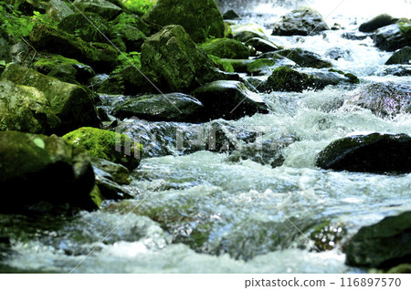 Stream water flow Stream water flow 116897570
