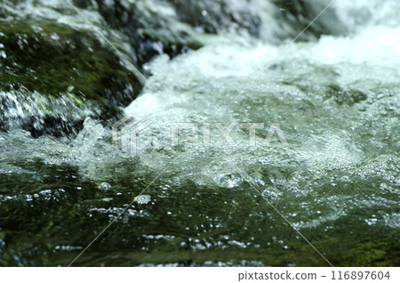 Stream water flow Stream water flow 116897604