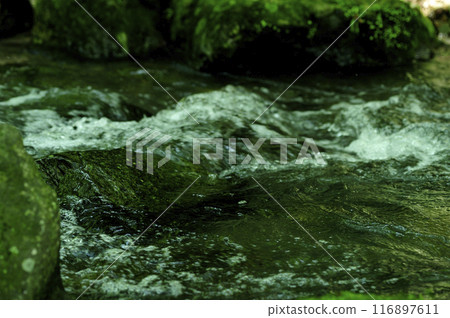 Stream water flow Stream water flow 116897611
