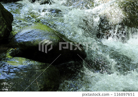 Stream water flow Stream water flow 116897651
