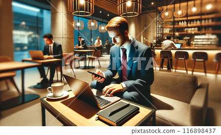 咖啡館的專業時刻 116898437