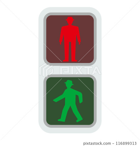 LED 透鏡型行人號誌燈示意圖 LED 透鏡型行人號誌燈示意圖 116899313