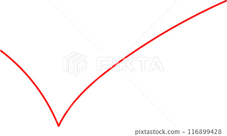 手繪紅色複選標記 手繪紅色複選標記 116899428