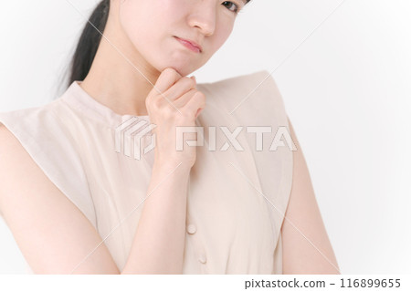 Young woman wearing a dress Young woman wearing a dress 116899655
