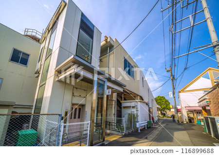 Ninomiya cityscape in Japan in July. View of JR Tokaido Line Ninomiya Station and other areas = July 22, 2024 Ninomiya cityscape in Japan in July. View of JR Tokaido Line Ninomiya Station and other areas = July 22, 2024 116899688