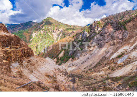 [群馬縣] 秋天的萬座溫泉荒涼的山脈 116901440