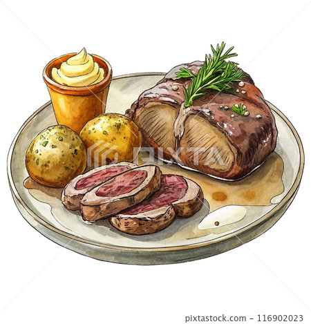 Ribeye Steak Clipart  116902023