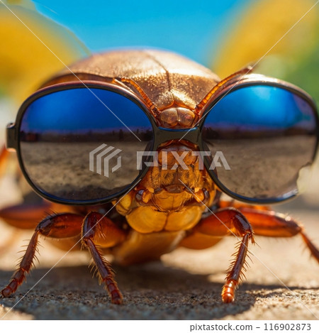 帶著墨鏡的蟑螂 帶著墨鏡的蟑螂 116902873