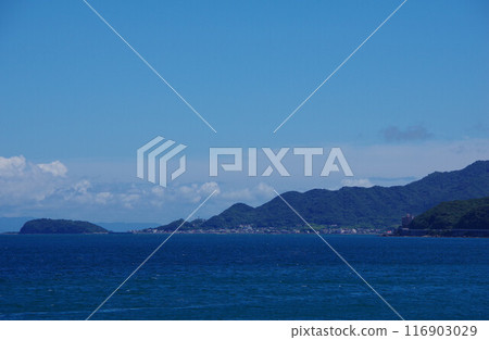 Awaji Island, Hyogo Prefecture, overlooking Narugashima and Yura 116903029