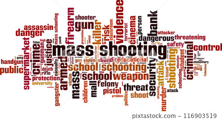 Mass schooting word cloud 116903519