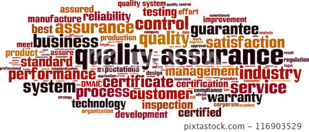 Quality assurance word cloud Quality assurance word cloud 116903529