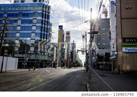 札幌早晨電車街東方向 札幌早晨電車街東方向 116903740