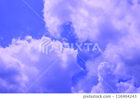 藍天白雲（背景素材） 116904243