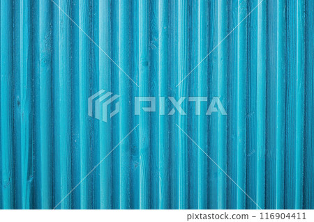 Solid texture of a green wooden wall in full screen as 116904411