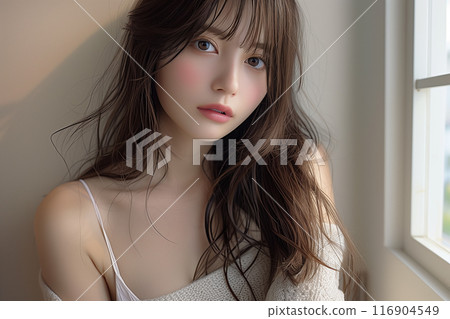 Model wearing a camisole 116904549