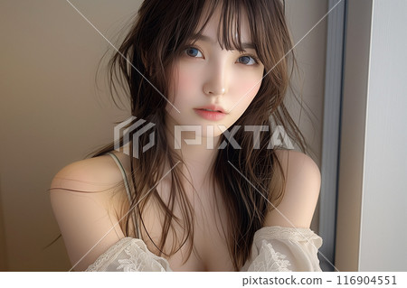 Model wearing a camisole 116904551