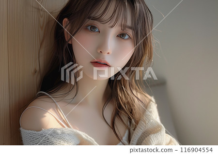 模特兒穿著吊帶背心 116904554