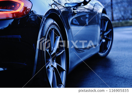 閃亮的黑色跑車 閃亮的黑色跑車 116905835