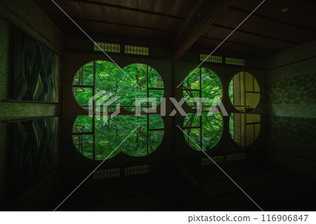 The beautiful gardens of Arashiyama Yusaitei 116906847