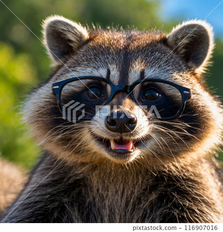 戴著眼鏡的浣熊 116907016